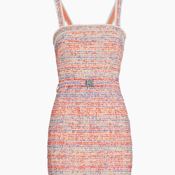 Le Superbe Belted Tweed Colorful Minidress NWT 395.00‼️FINAL SALE - Picture 1 of 9
